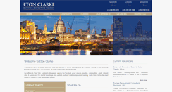 Desktop Screenshot of etonclarke.com